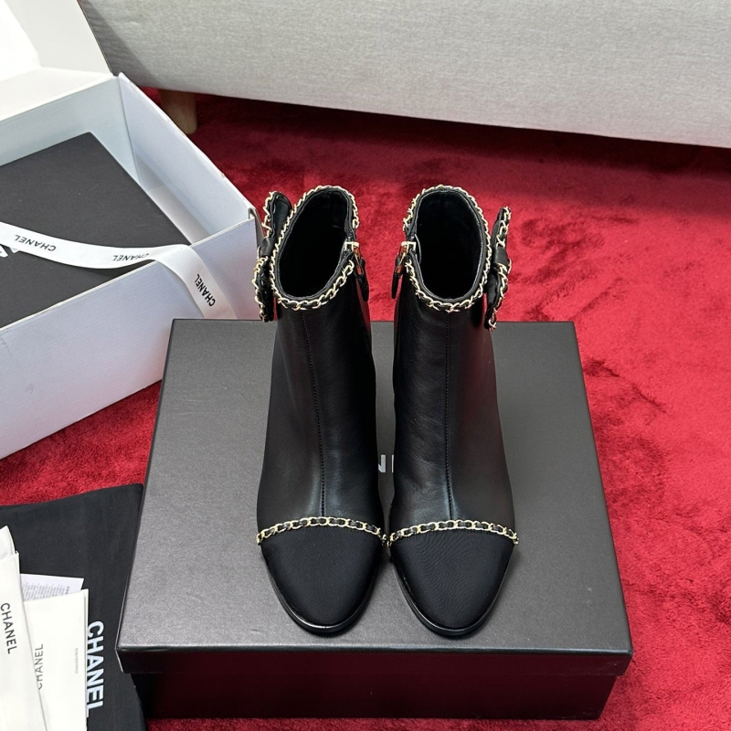 Ch*el leather shoes